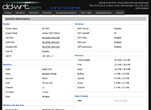 linksys WRT310n - Router Admin Page